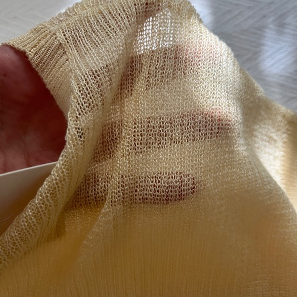 Zara knit viscose sheer top size M - Picture 2 of 5